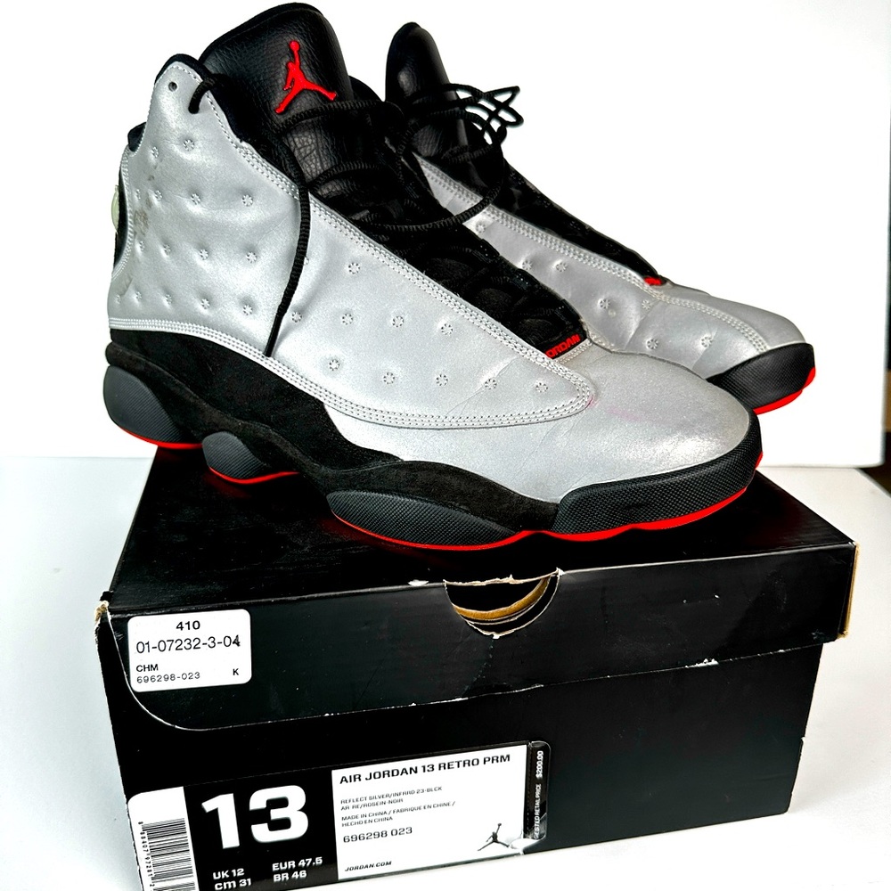 Jordan 13 PRM 3M Reflective Silver